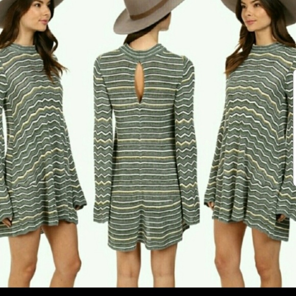 Free People Dresses & Skirts - Free People Ziggy knit sweater dress NWT